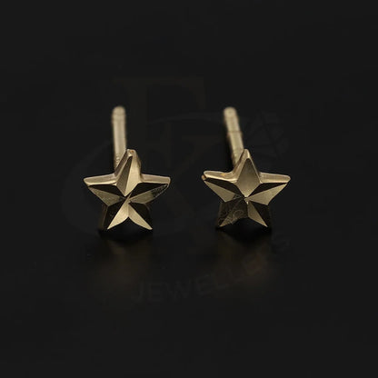 Gold Star Stud Earrings 18Kt - Fkjern18K5537