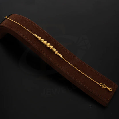 Gold Stone Studded Bracelet 21Kt - Fkjbrl21Km8691 Bracelets