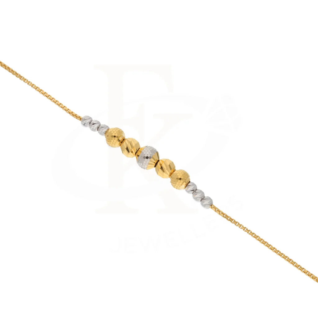 Gold Stone Studded Bracelet 21Kt - Fkjbrl21Km8694 Bracelets