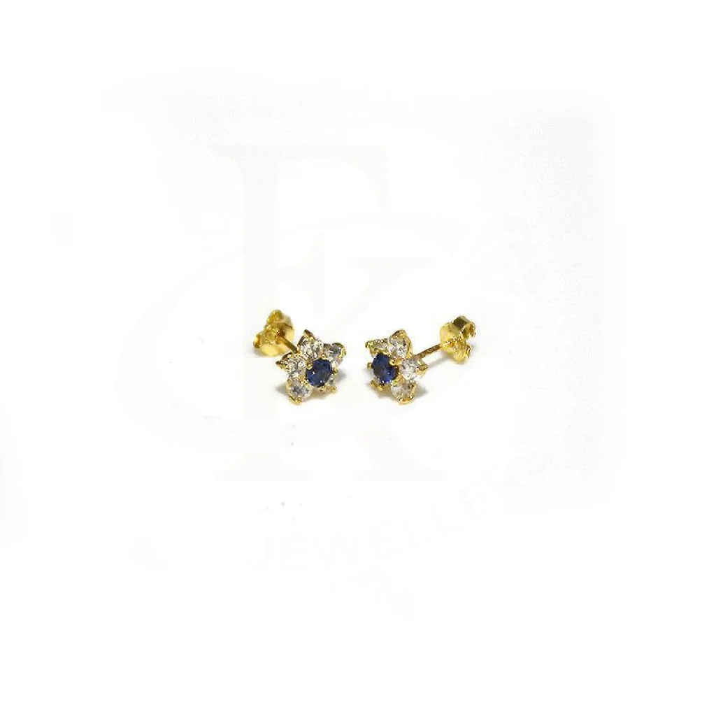 Gold Stud Earrings 18Kt - Fkjern1418