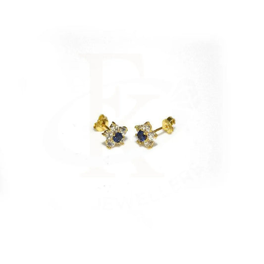 Gold Stud Earrings 18Kt - Fkjern1418