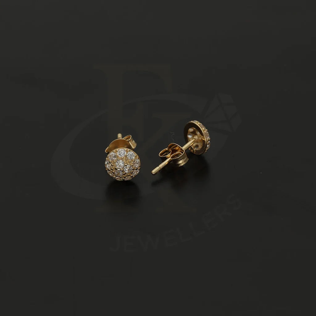 Gold Stud Earrings 18Kt - Fkjern18K5221