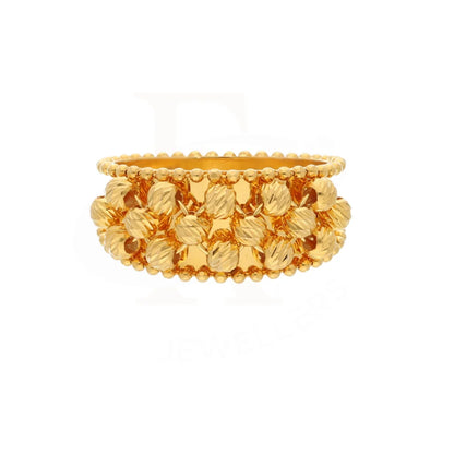 Gold Stud Stone Design Bangle Set (Bangle And Ring) 21Kt - Fkjset21Km8687 Pendant Sets