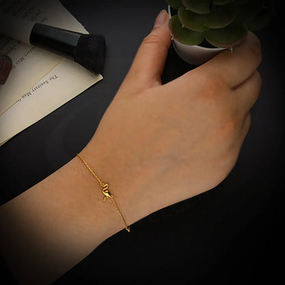 Gold Swan Bracelet 21Kt - Fkjbrl21Km5421 Bracelets