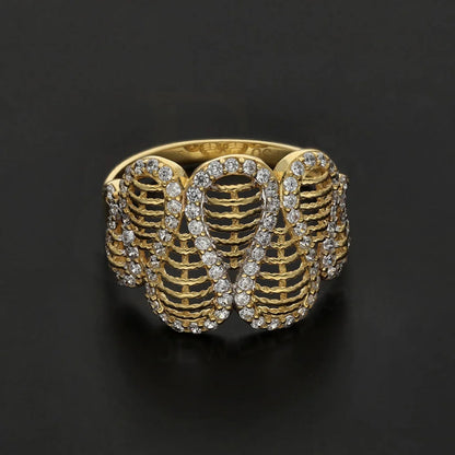 Gold Symmetry Ring 18Kt - Fkjrn18K3876 Rings