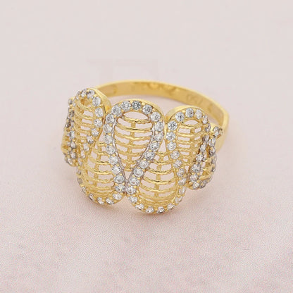 Gold Symmetry Ring 18Kt - Fkjrn18K3876 Rings