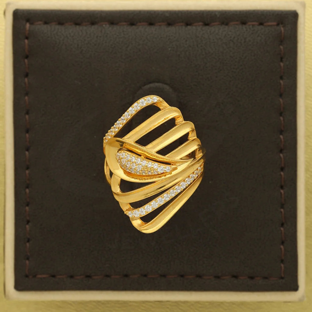 Gold Symmetry Ring 22Kt - Fkjrn22K3869 Rings