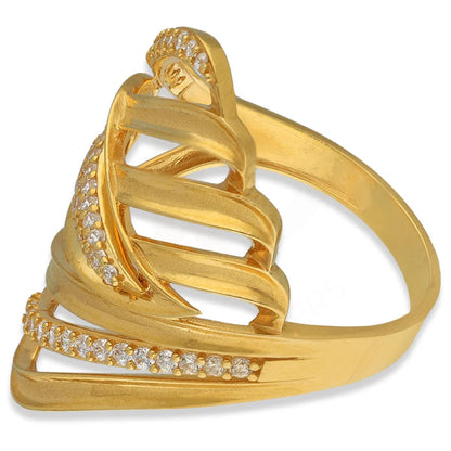 Gold Symmetry Ring 22Kt - Fkjrn22K3869 Rings