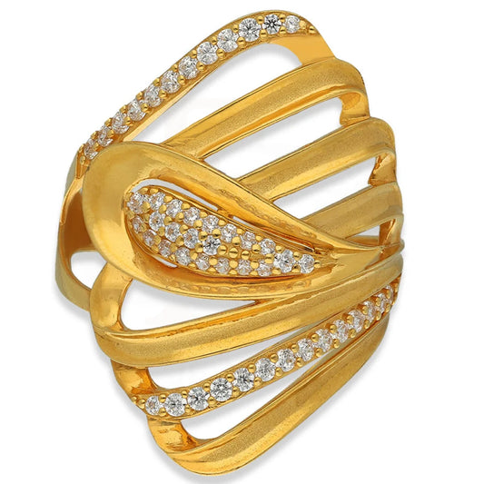 Gold Symmetry Ring 22Kt - Fkjrn22K3869 Rings