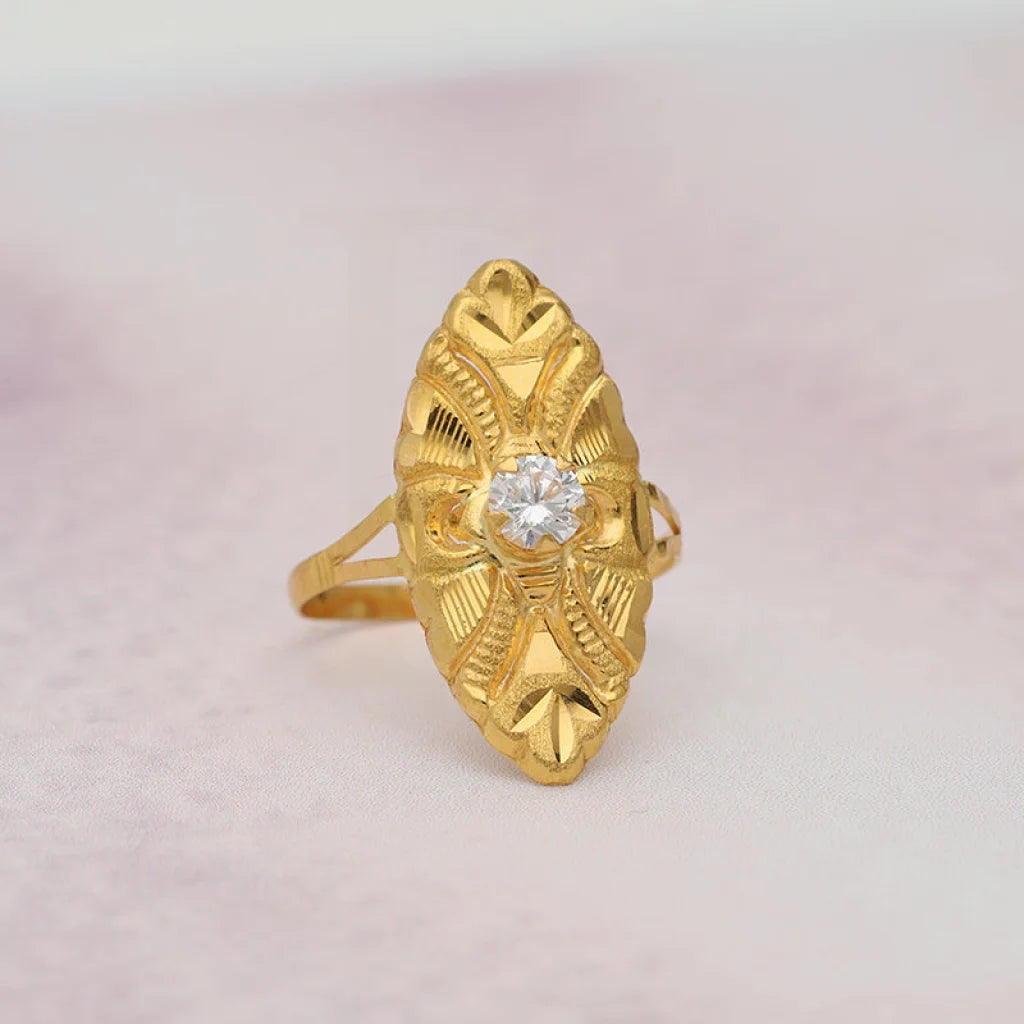 Gold Symmetry Ring 22Kt - Fkjrn22K3879 Rings