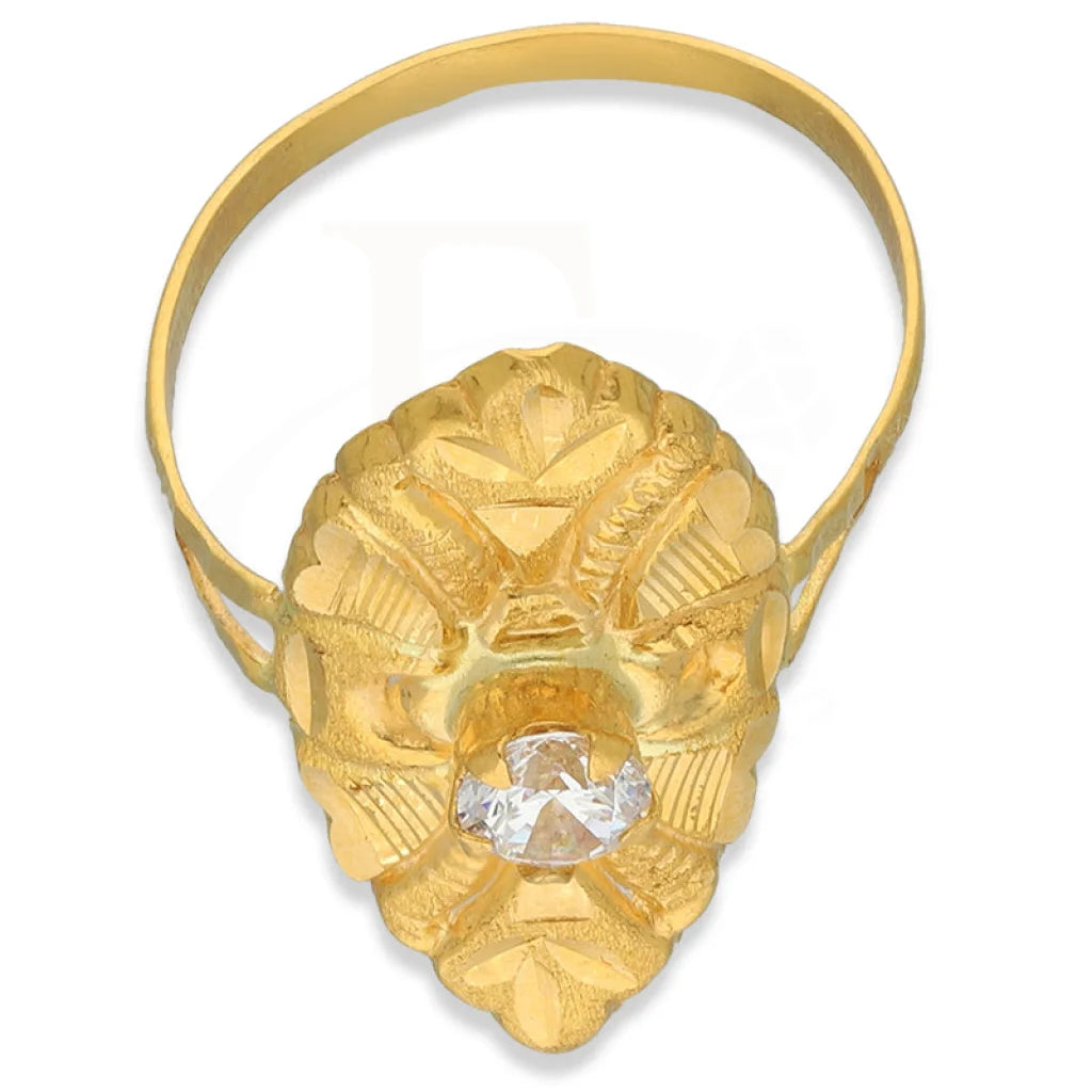 Gold Symmetry Ring 22Kt - Fkjrn22K3879 Rings