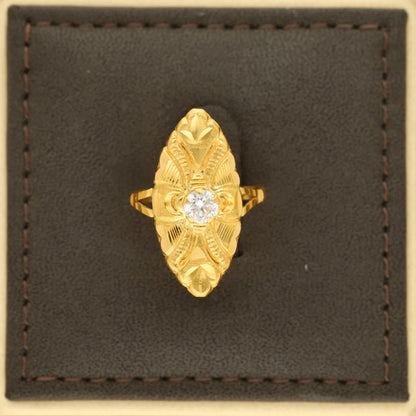 Gold Symmetry Ring 22Kt - Fkjrn22K3879 Rings