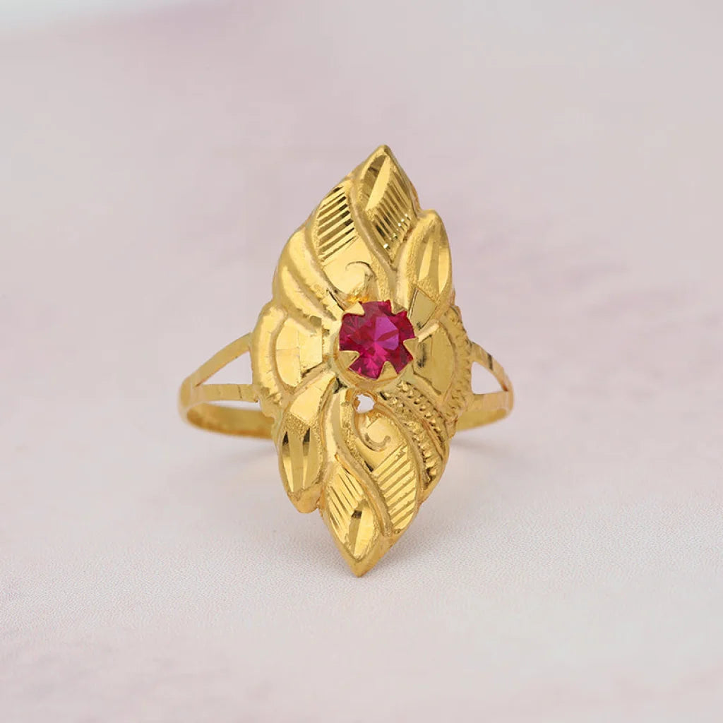 Gold Symmetry Ring 22Kt - Fkjrn22K3881 Rings