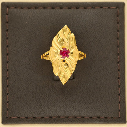 Gold Symmetry Ring 22Kt - Fkjrn22K3881 Rings