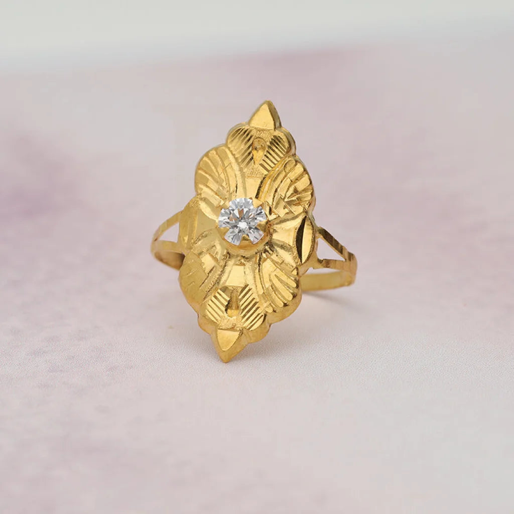 Gold Symmetry Ring 22Kt - Fkjrn22K3882 Rings