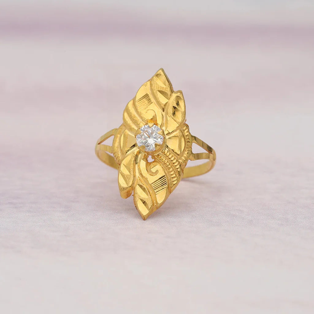 Gold Symmetry Ring 22Kt - Fkjrn22K3886 Rings