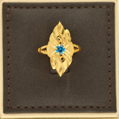 Gold Symmetry Ring 22Kt - Fkjrn22K3888 Rings