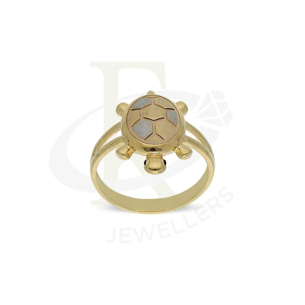 Gold Tortoise Ring In 18Kt - Fkjrn18K2659 Rings