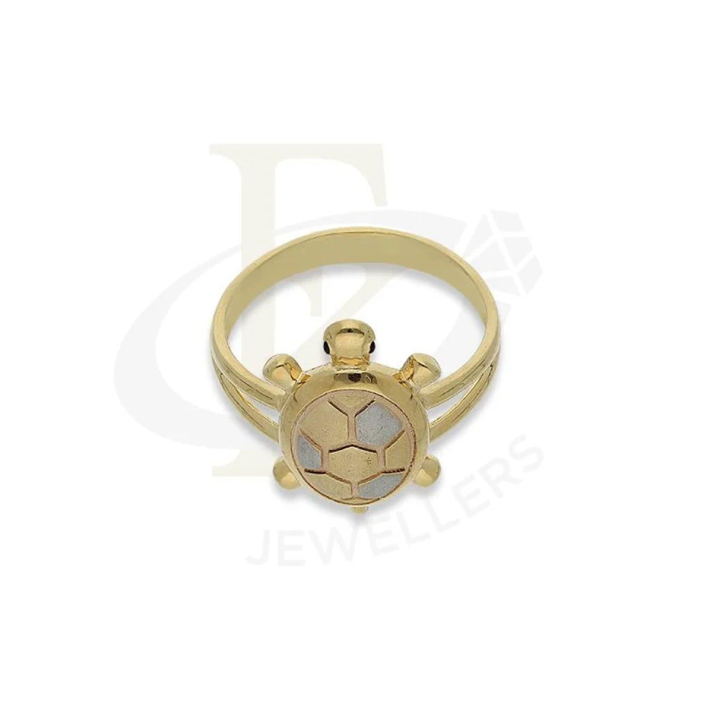 Gold Tortoise Ring In 18Kt - Fkjrn18K2659 Rings