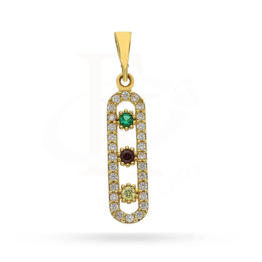 Gold Traffic Light Pendant 18Kt - Fkjpnd1505 Pendants