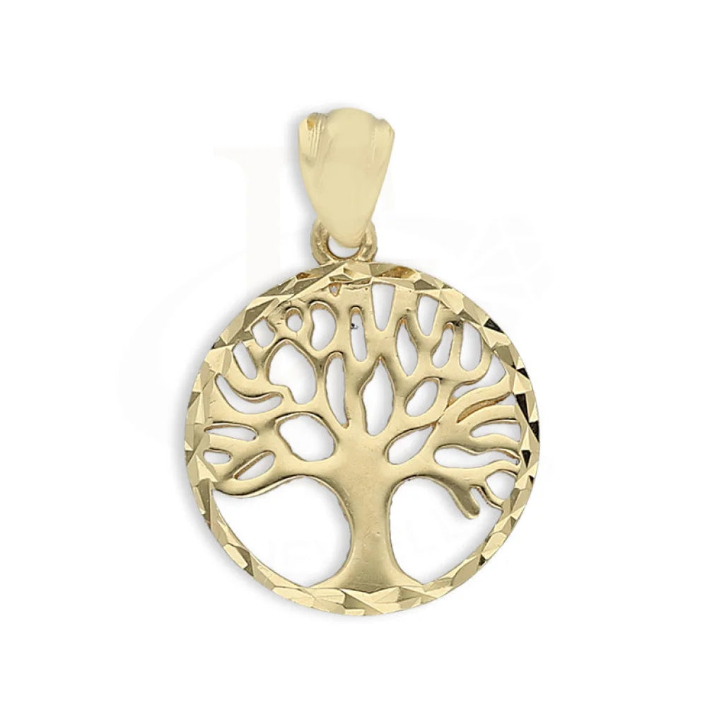 Gold Tree Pendant Set (Necklace And Earrings) 18Kt - Fkjnklst18K5246 Sets