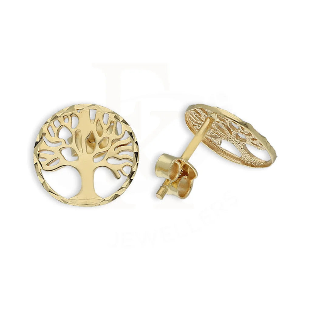 Gold Tree Pendant Set (Necklace And Earrings) 18Kt - Fkjnklst18K5246 Sets