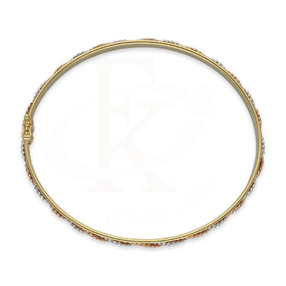 Tri Tone Gold Bangle 18Kt - Fkjbng18K5192 Bangles