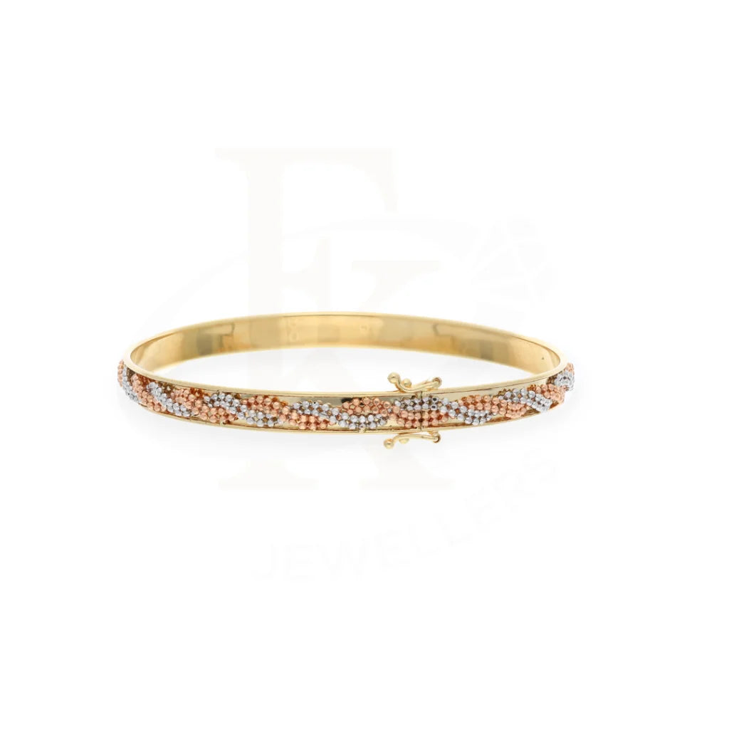 Gold Tri Tone Bangle 18Kt - Fkjbng18K5192 Bangles