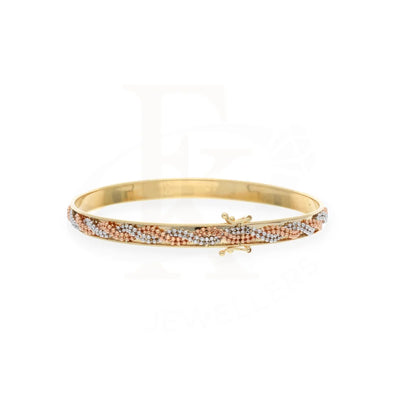 Gold Tri Tone Bangle 18Kt - Fkjbng18K5192 Bangles