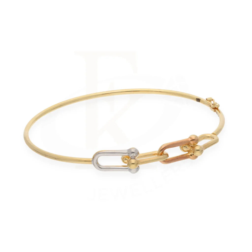 Gold Tri Tone Hardware Bangle 18Kt - Fkjbng18K7844 Bangles