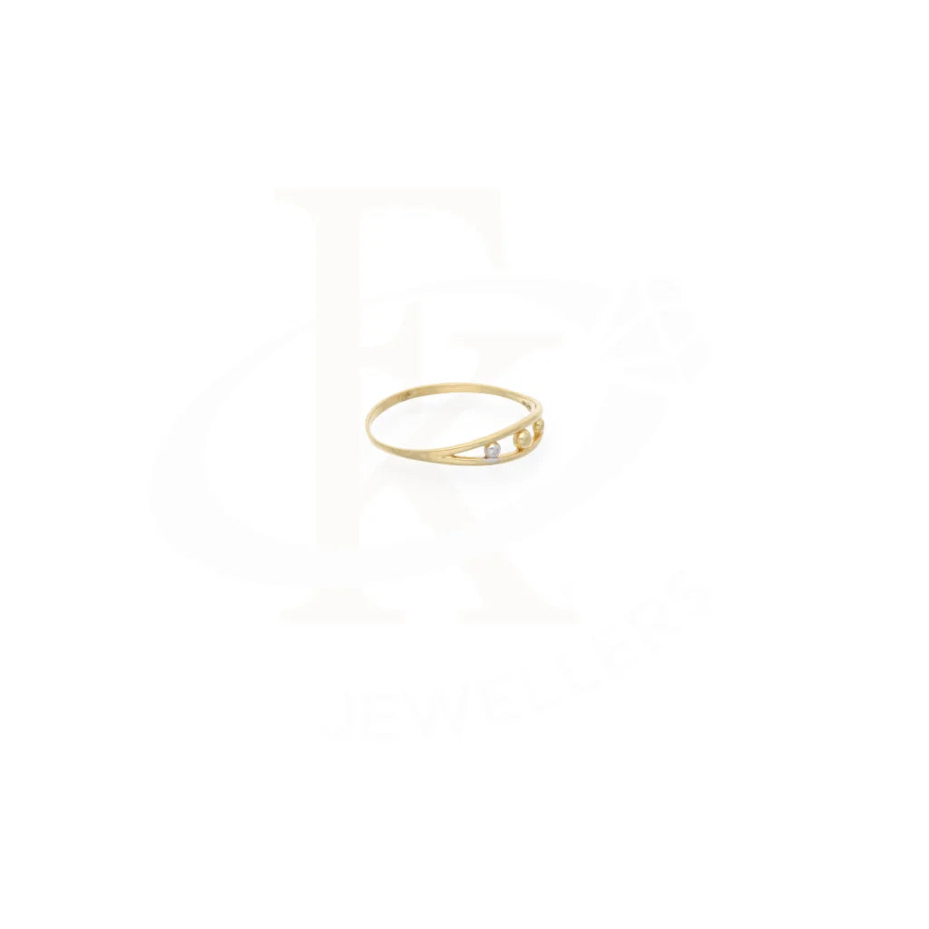 Gold Tri Tone Ring 18Kt - Fkjrn18K7903 Rings