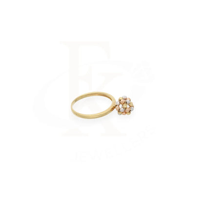 Gold Dual Tone Ring 18Kt - Fkjrn18K7906 Rings