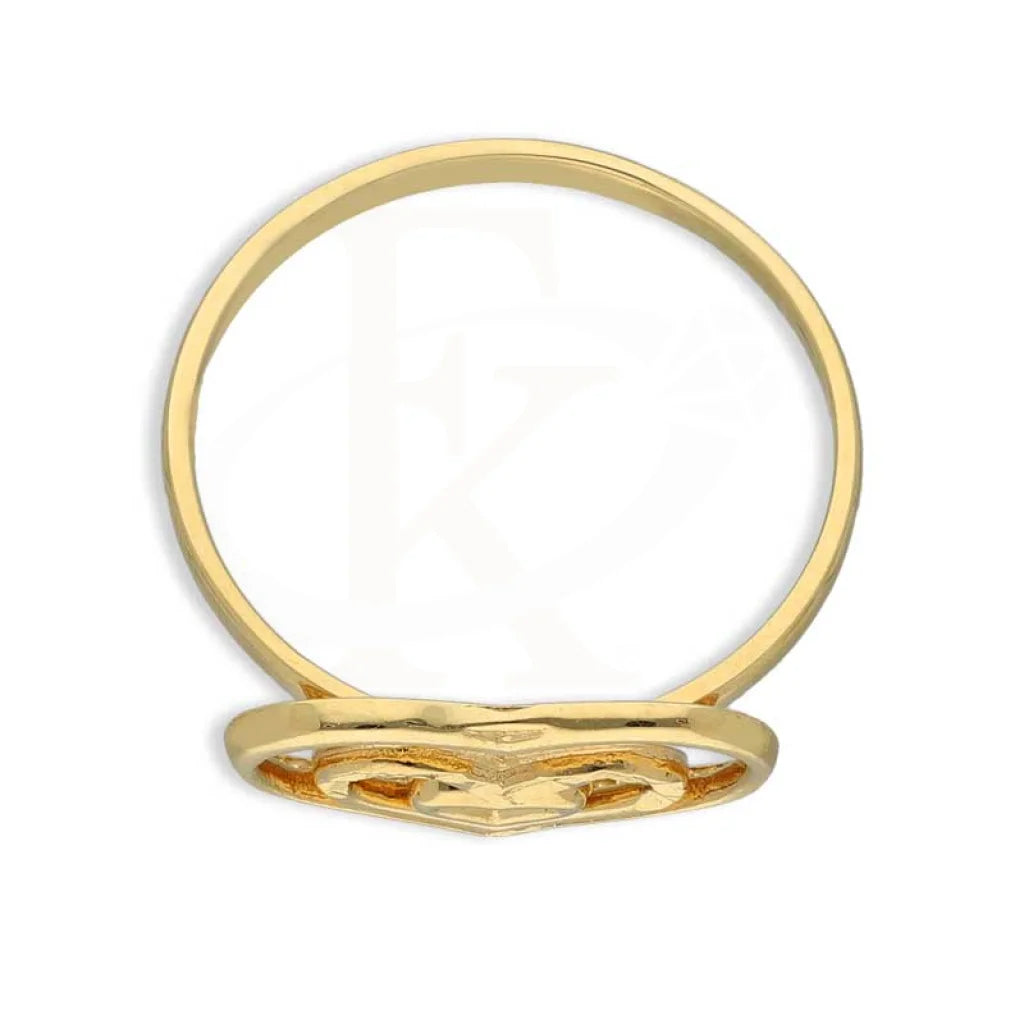 Gold Triple Hearts Shaped Ring 18Kt - Fkjrn18K3758 Rings