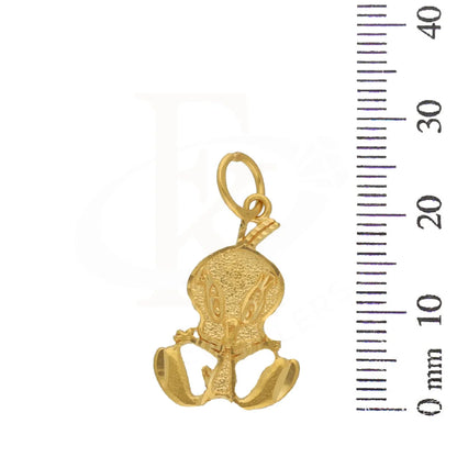 Gold Tweety Pendant 22Kt - Fkjpnd22K3163 Pendants