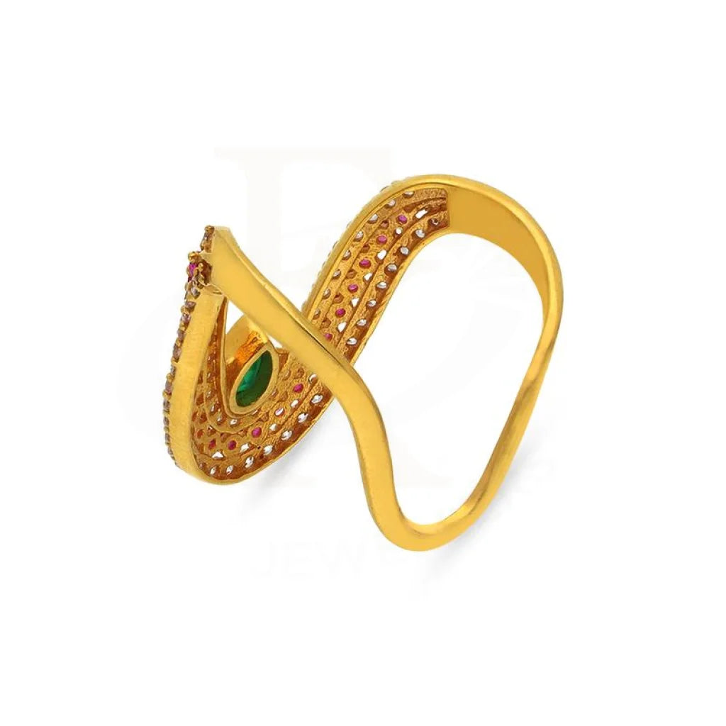 Gold Vanki Ring 22Kt - Fkjrn22K2801 Rings