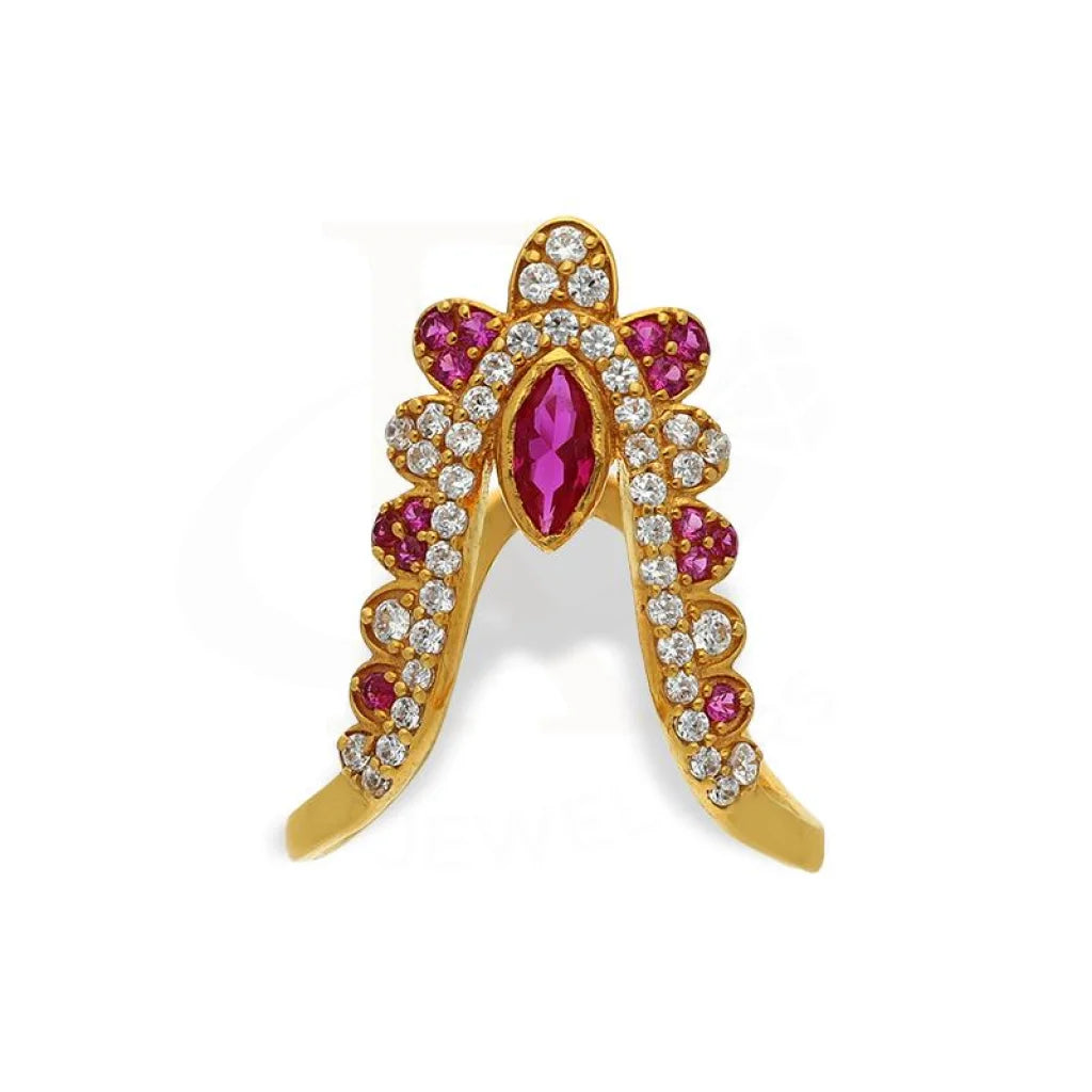 Gold Vanki Ring 22Kt - Fkjrn22K2803 Rings