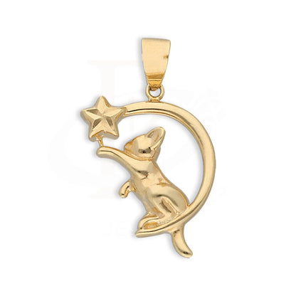 Gold Wish Upon A Star Cat Pendant 18Kt - Fkjpnd18K5475 Pendants