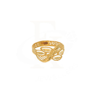 Gold Zirconia Ring 21Kt - Fkjern18Km8410 Rings