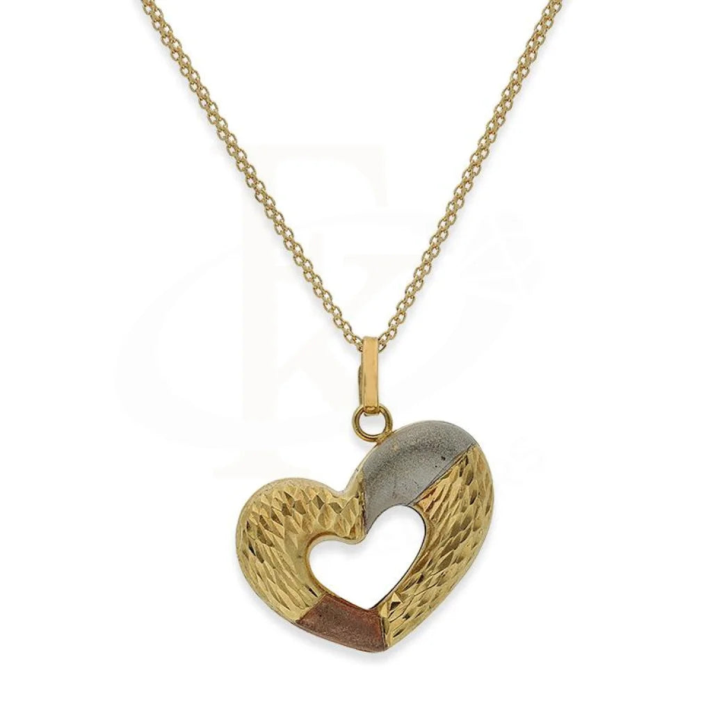 Heart Necklace In 18Kt Gold - Fkjnkl18K2056 Necklaces