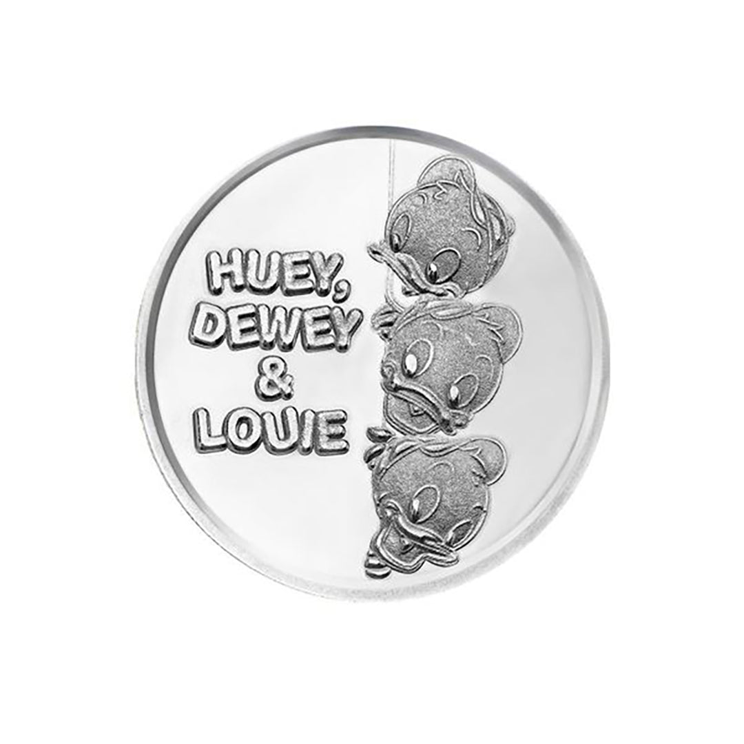 Disney Huey Silver Coin 999.0 Silver - FKJCONSL9867
