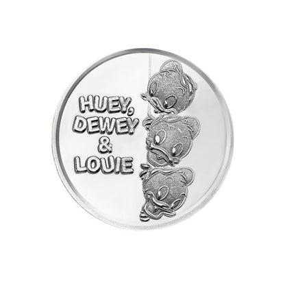 Disney Huey Silver Coin 999.0 Silver - FKJCONSL9867