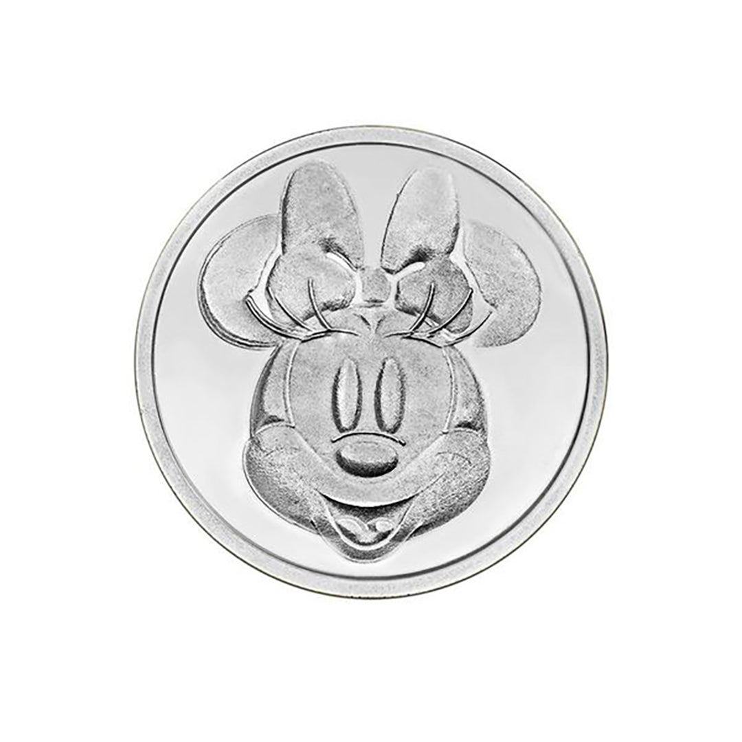 Disney Minnie Silver Coin 999.0 Silver - FKJCONSL9869