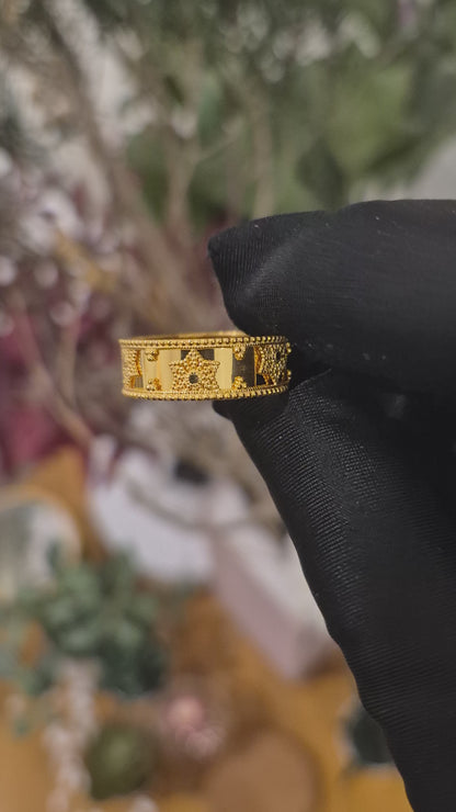 Gold Turkish Design Ring 21KT - FKJRN21KM11907