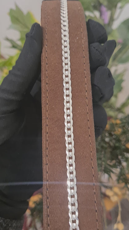 Sterling Silver 925 Link Chain Bracelet - FKJBRLSL10661