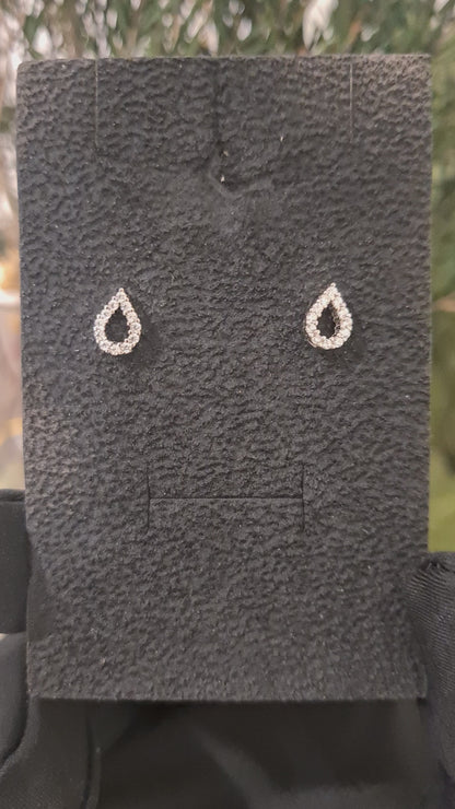 Sterling Silver 925 Drop Earrings - FKJERNSL10831