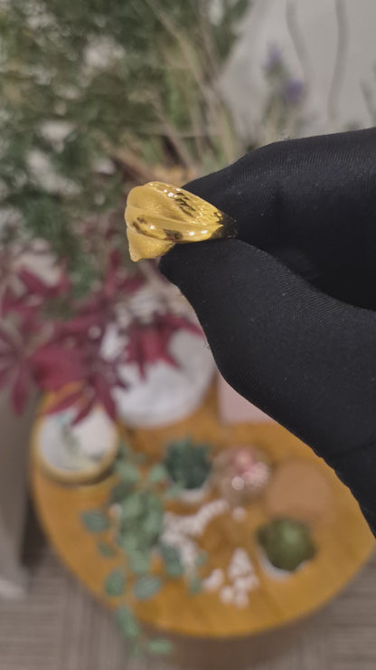 Gold Classic Ring 21KT - FKJRN21KM12031