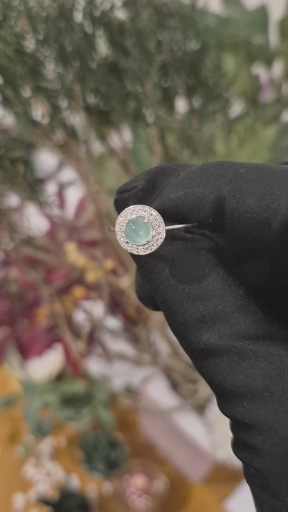 Sterling Silver 925 Mint Center Ring - FKJRNSL11031