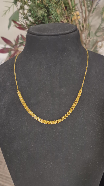 Gold Turkish Design Chain 21KT - FKJCN21KM11803