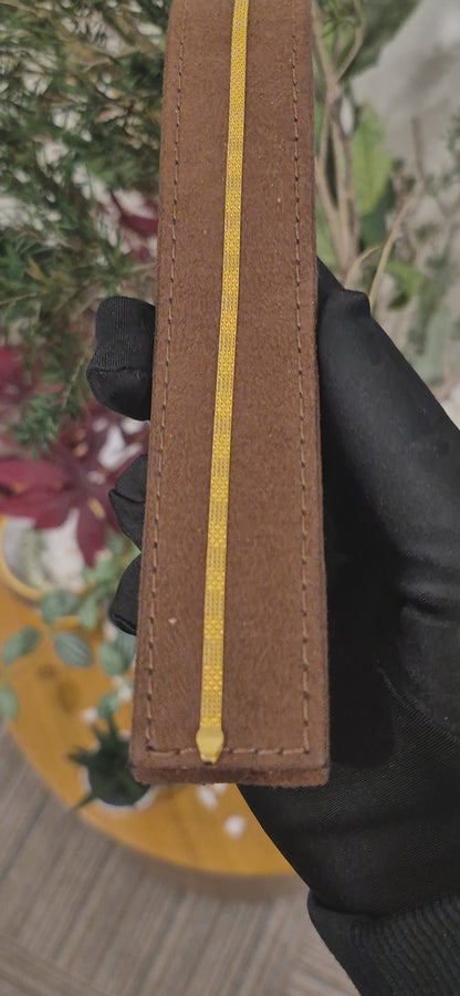 Gold Fine Link Bracelet 21KT - FKJBRL21KM11545