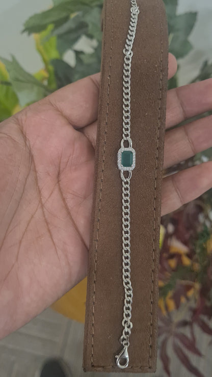 Sterling Silver 925 Verdant Bracelet - FKJBRLSL10628